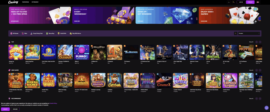 In-Depth Casiny Review Australia Your Guide to the Ultimate Online Gaming Experience